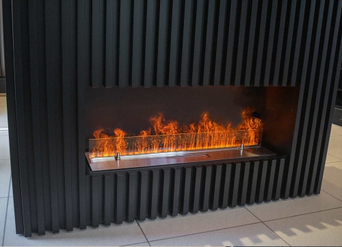 Электроочаг Schönes Feuer 3D FireLine 1000 со стальной крышкой в Липецке